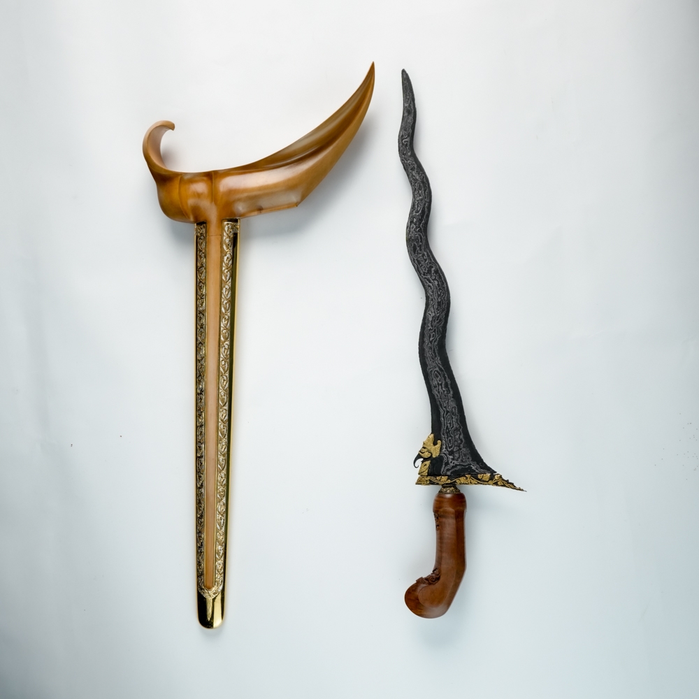 Keris Naga Liman Kinatah Emas