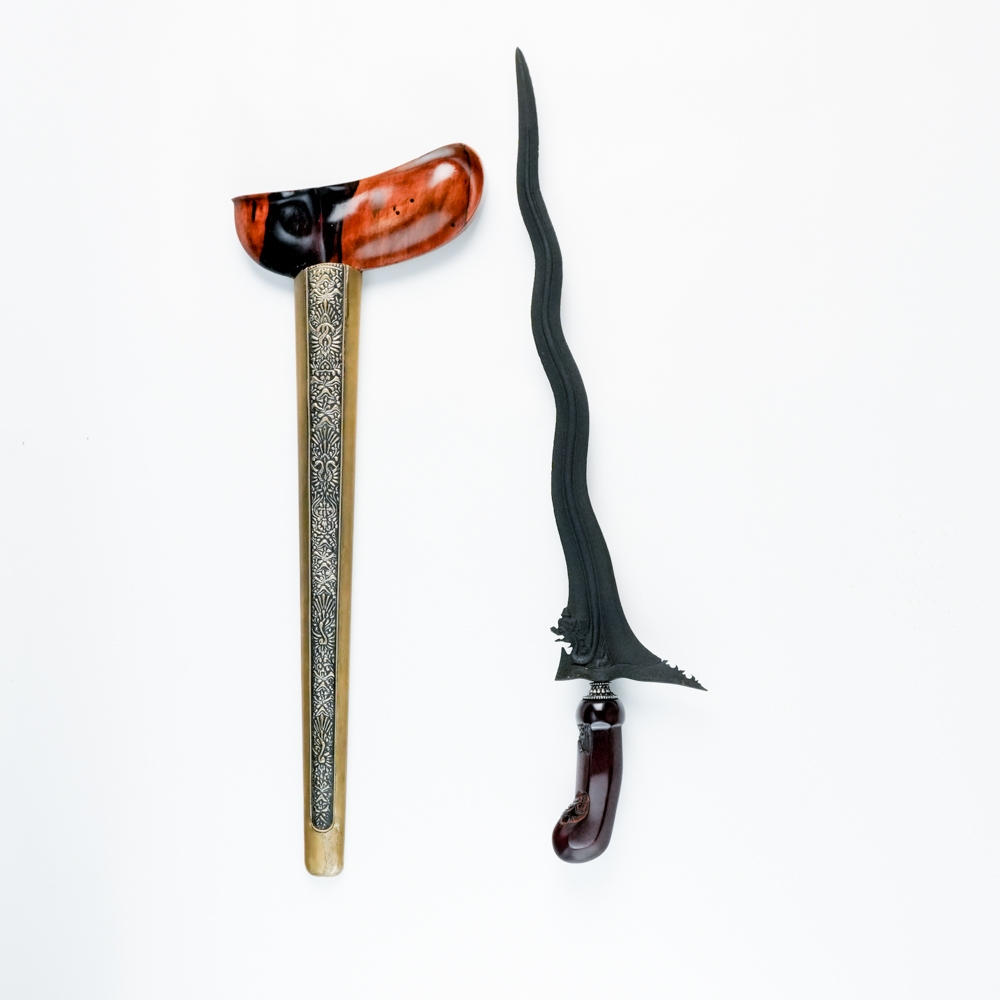 Keris Naga Sapta Luk 7 Pamor Keleng