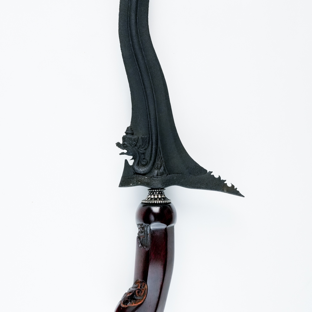 Keris Naga Sapta Luk 7 Pamor Keleng