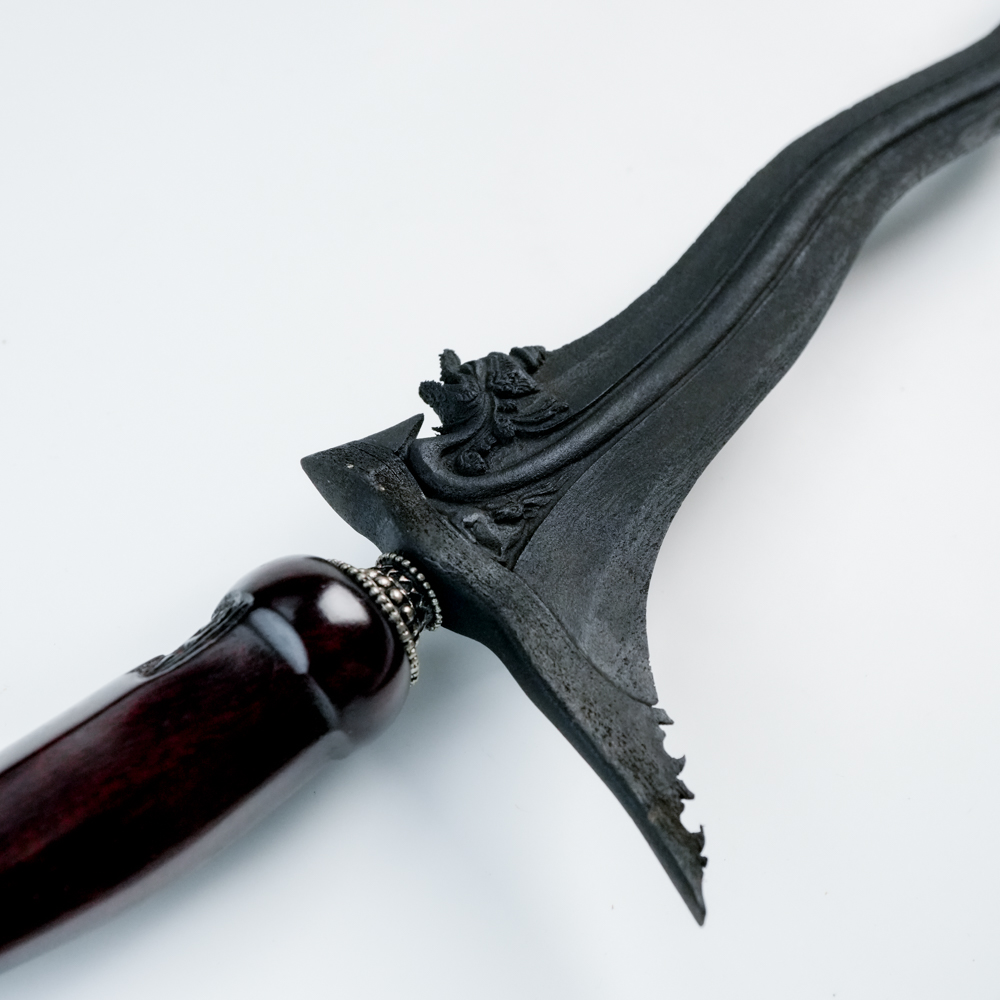 Keris Naga Sapta Luk 7 Pamor Keleng
