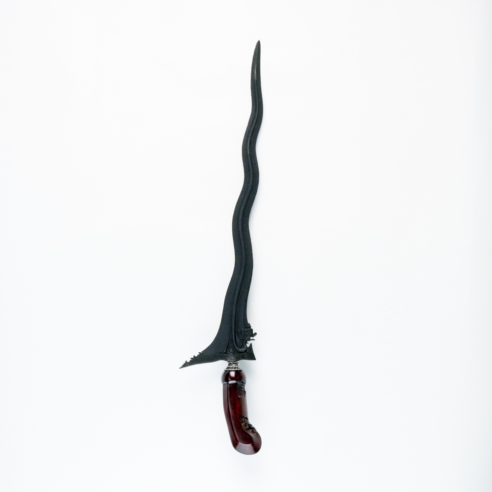 Keris Naga Sapta Luk 7 Pamor Keleng