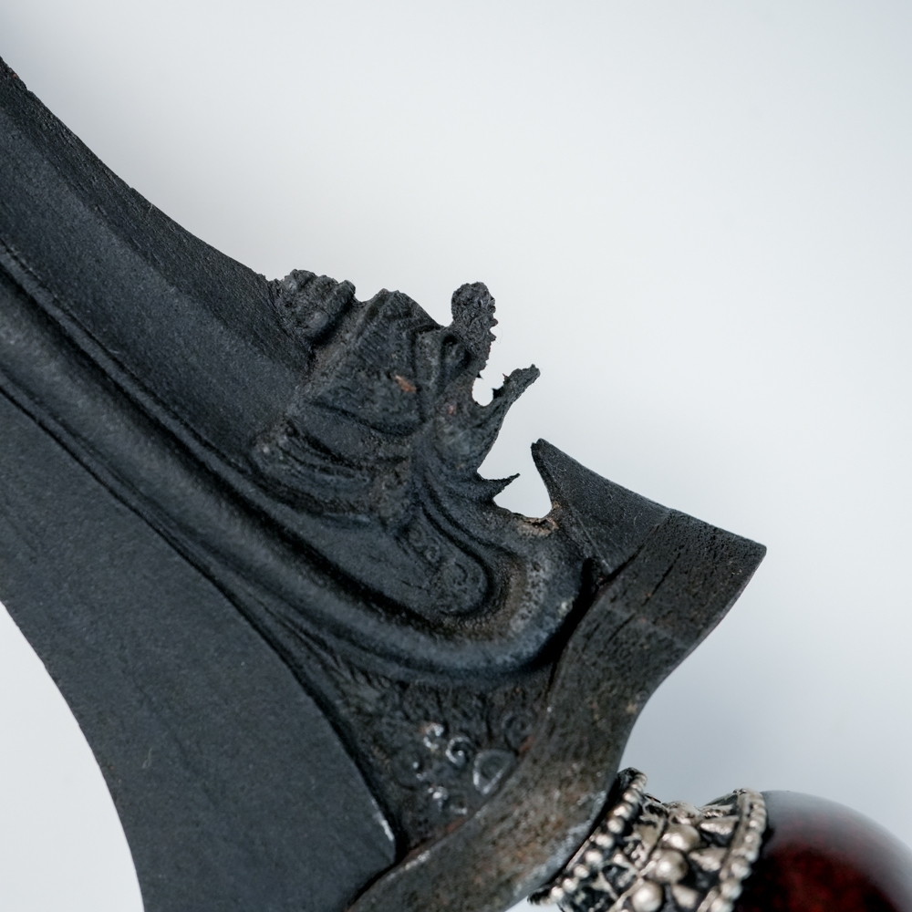 Keris Naga Sapta Luk 7 Pamor Keleng