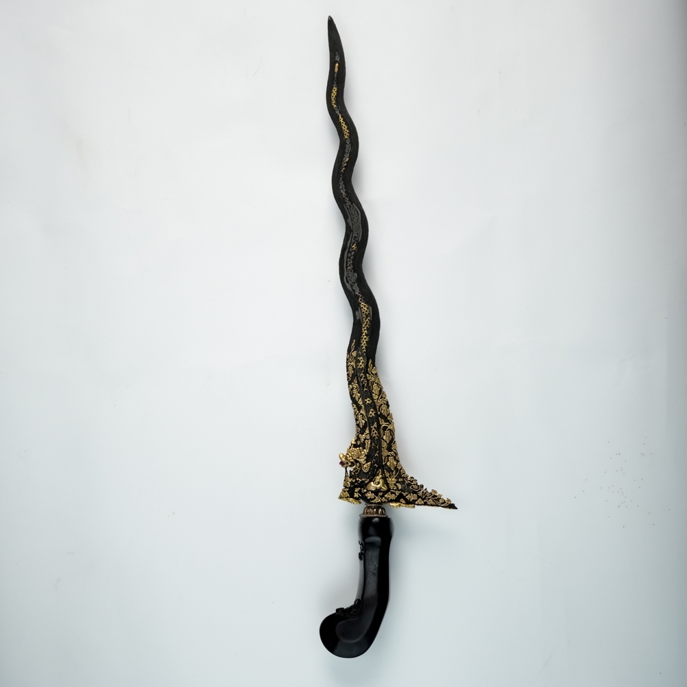 Keris Naga Sasra Luk 9 Kinatah Emas