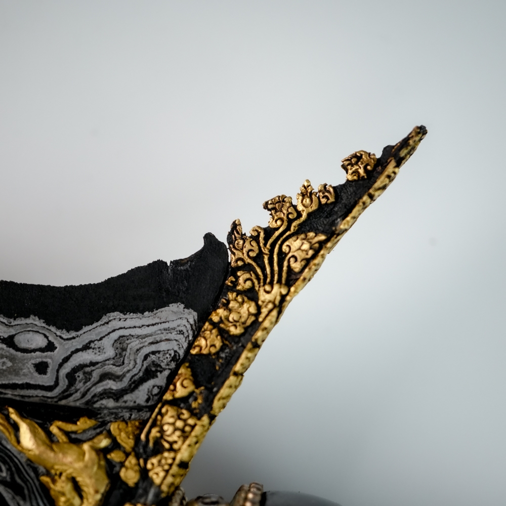 Keris Paksi Naga Liman Kinatah Emas