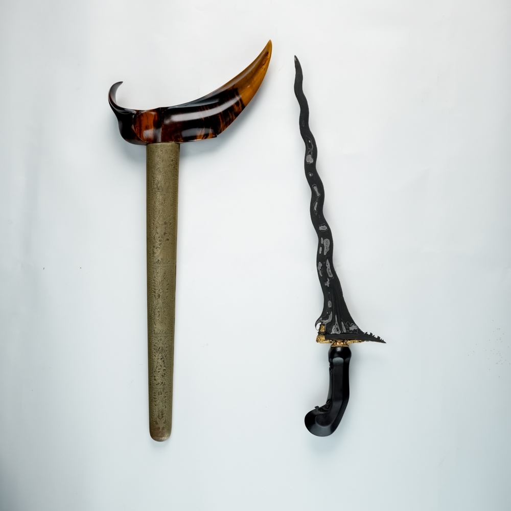 Keris Sabuk Inten Kinatah Gajah Singa