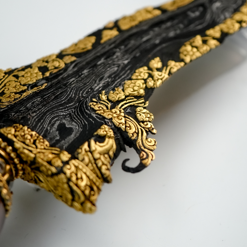 Keris Sengkelat Kinatah Emas 9 Wadana
