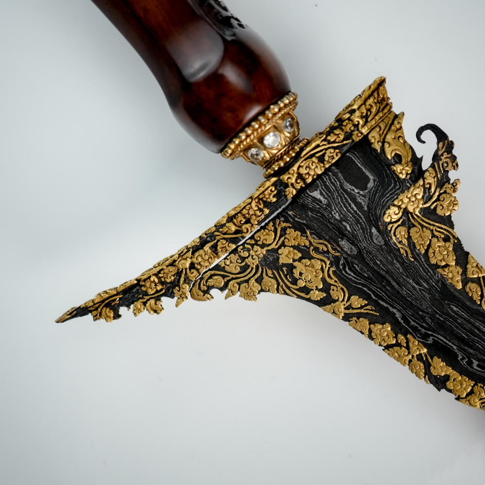 Keris Sengkelat Kinatah Emas 9 Wadana