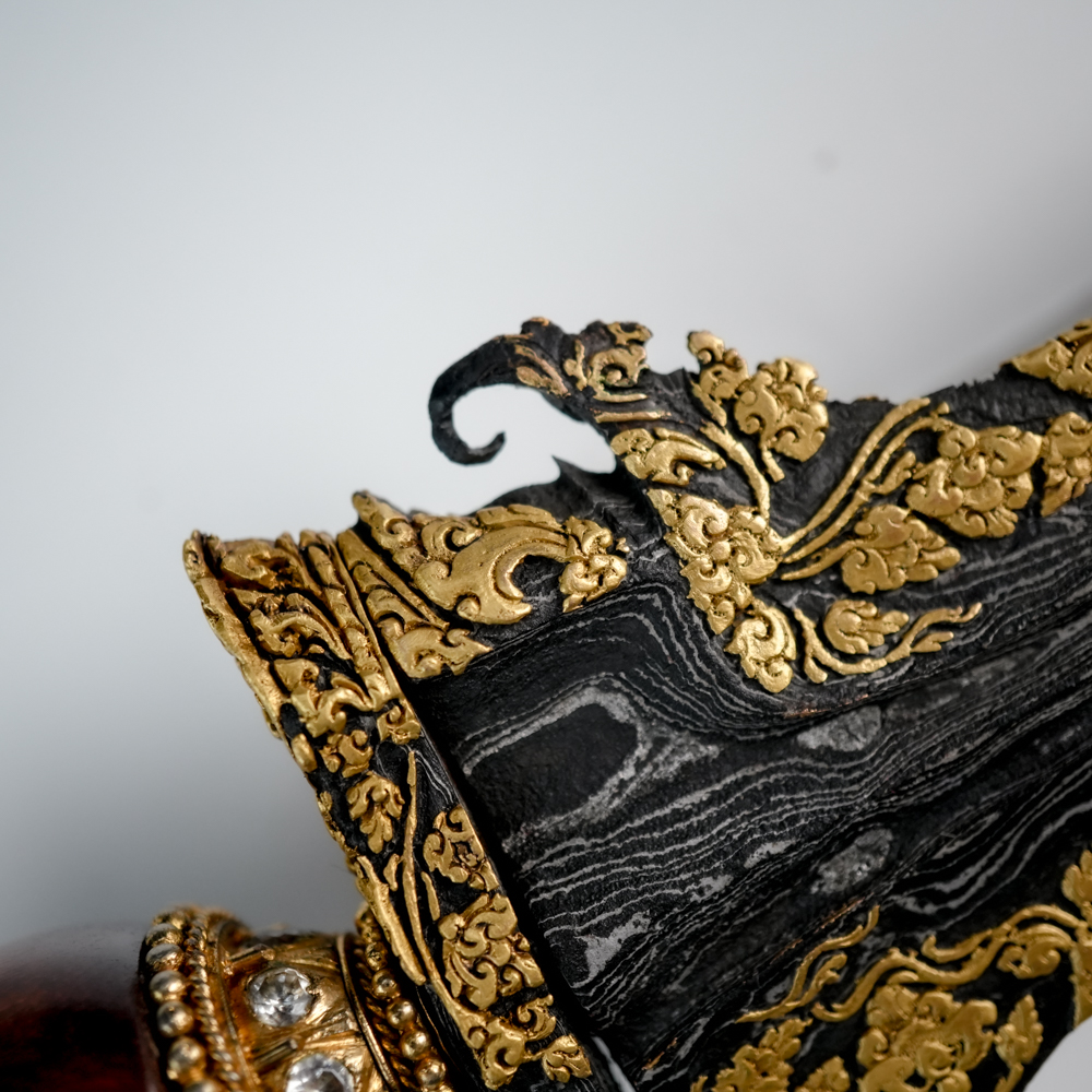 Keris Sengkelat Kinatah Emas 9 Wadana