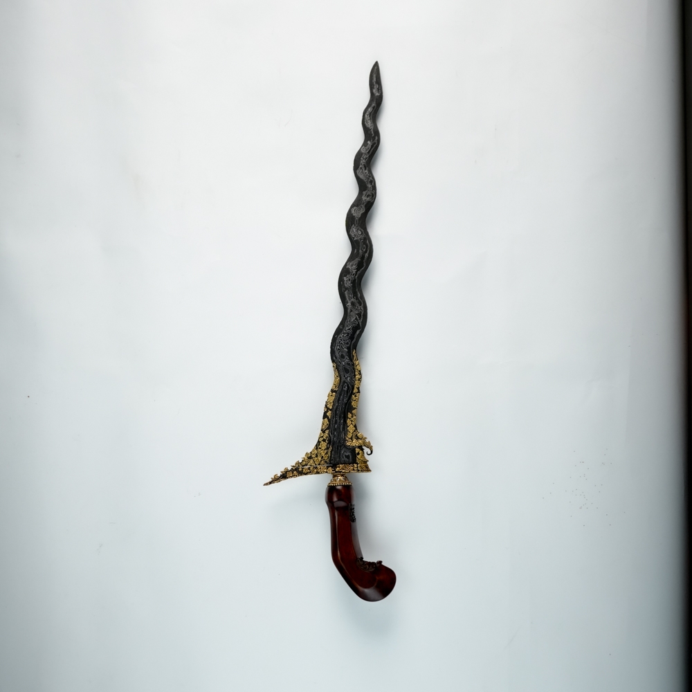 Keris Sengkelat Kinatah Emas 9 Wadana