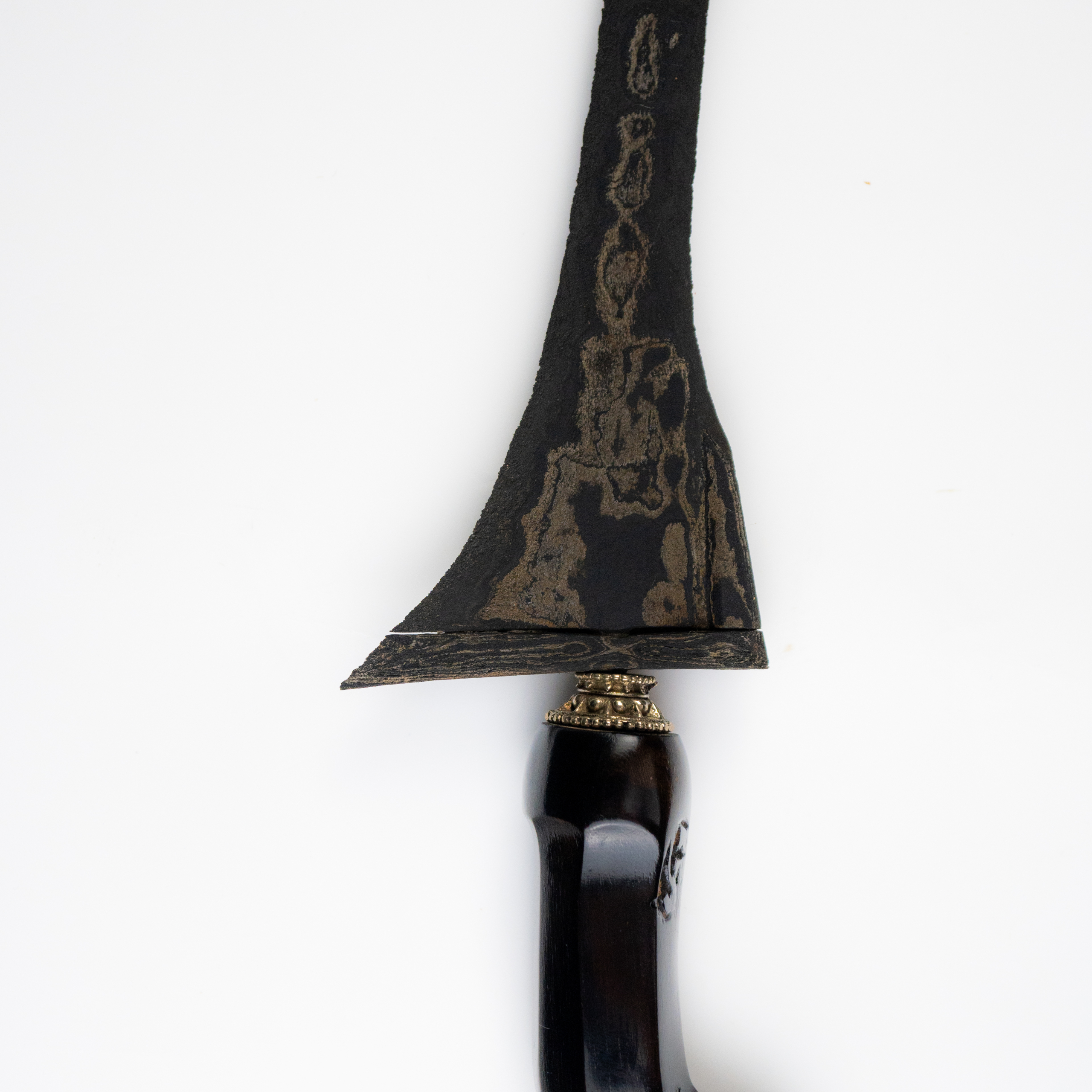 Keris Kebo Lajer Pamor Melati Tumpuk Madiun Sepuh
