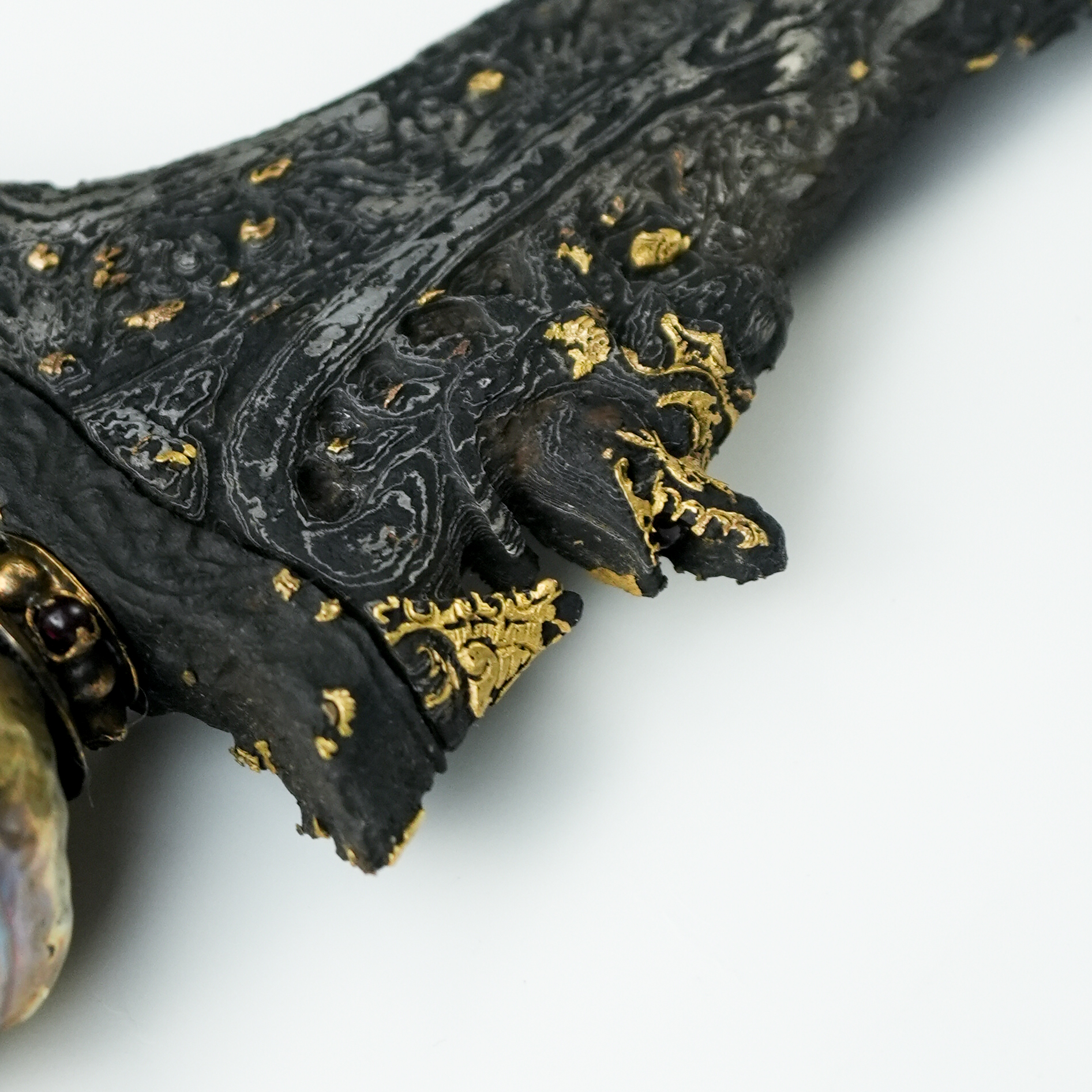 Keris Naga Raja Kinatah Emas Sepuh