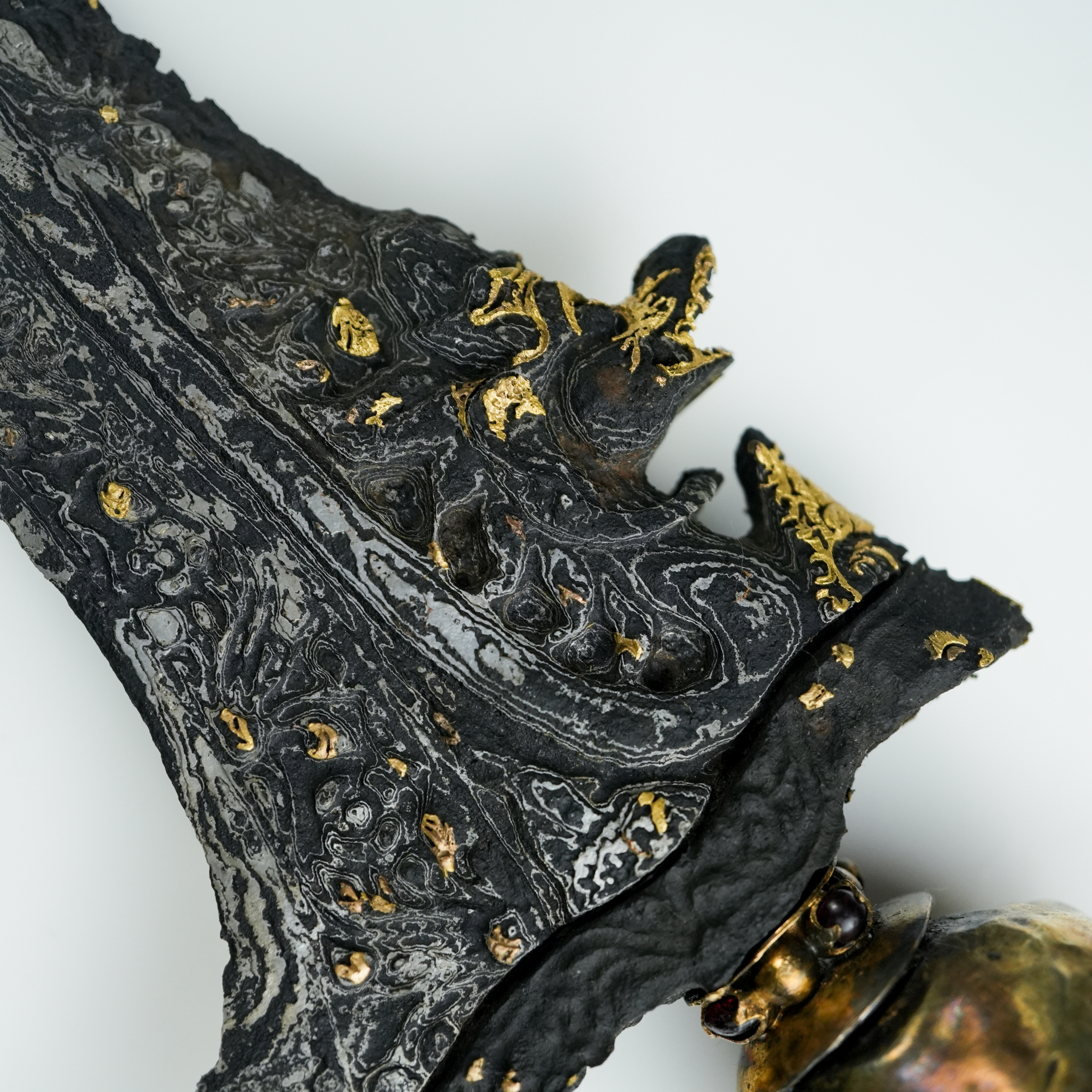 Keris Naga Raja Kinatah Emas Sepuh