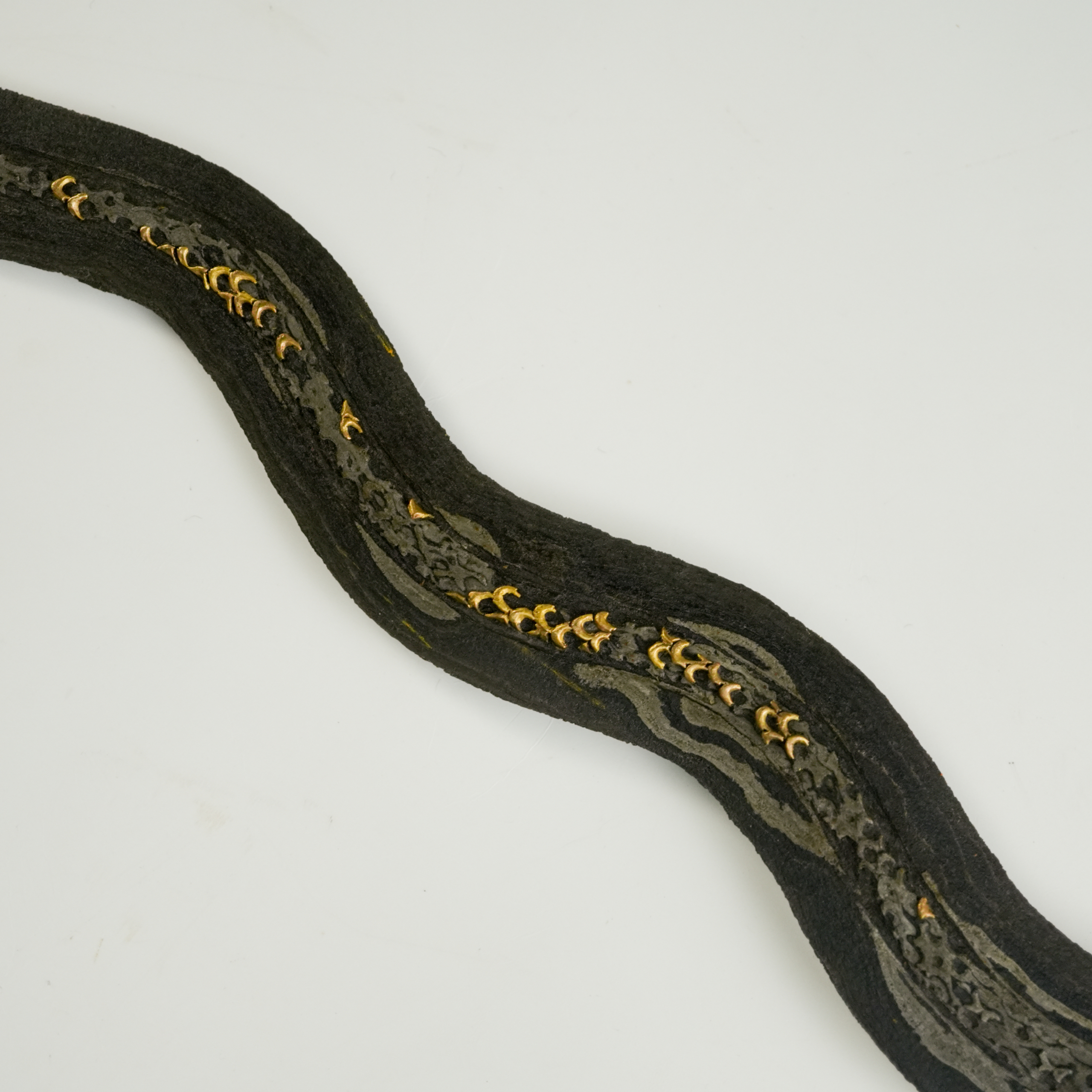 Keris Nogo Sosro Luk 9 Kinatah Emas Kamarogan Sepuh