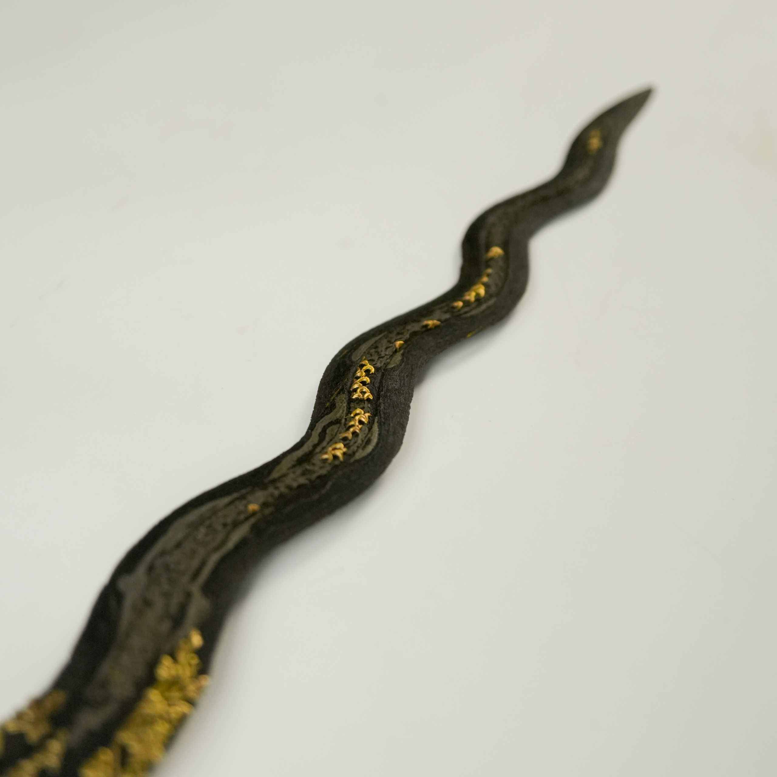 Keris Nogo Sosro Luk 9 Kinatah Emas Kamarogan Sepuh